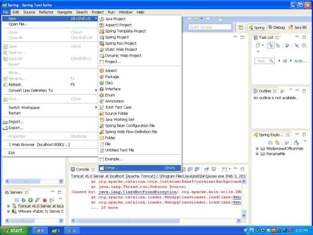 Create a Dynamic web project using STS – MV Techbytes