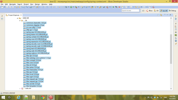 Spring4 and Tiles 3 Integration Jars